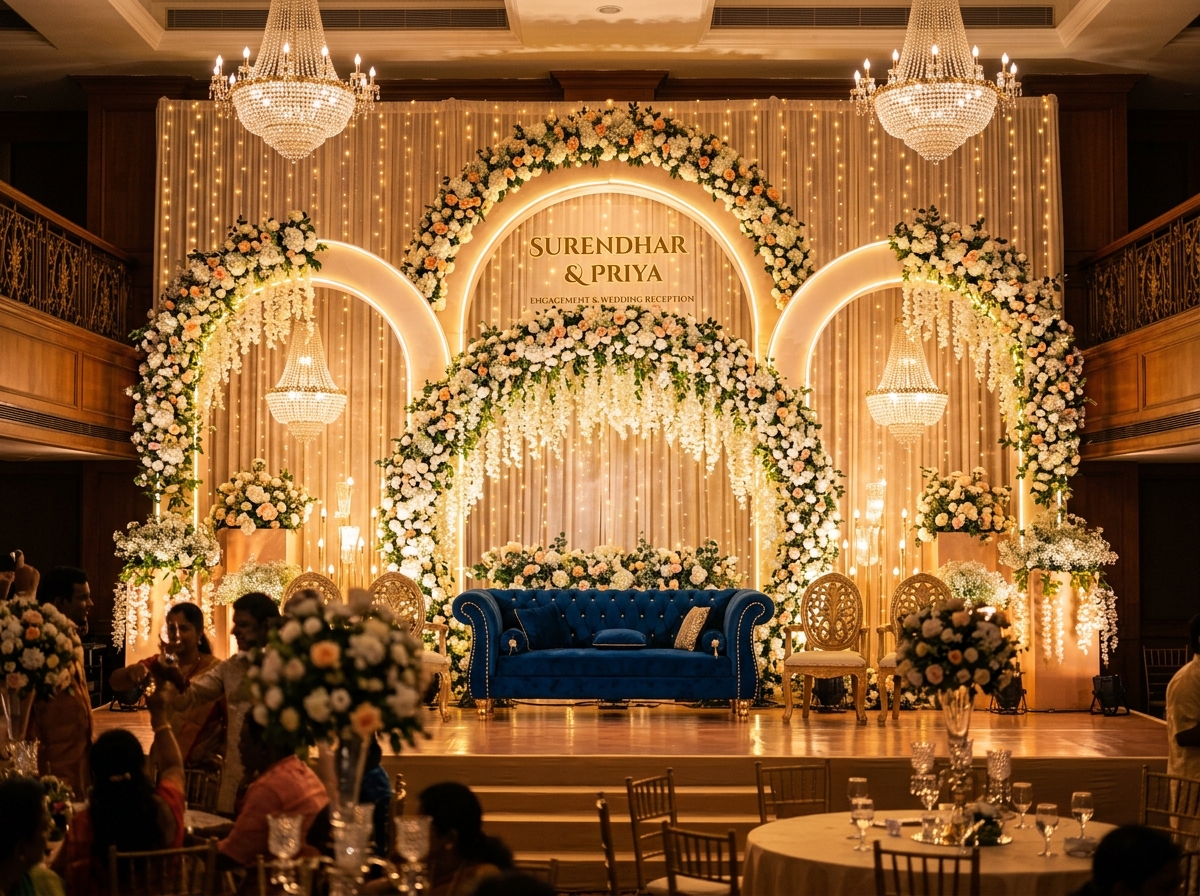 Wedding stage decoration Chennai